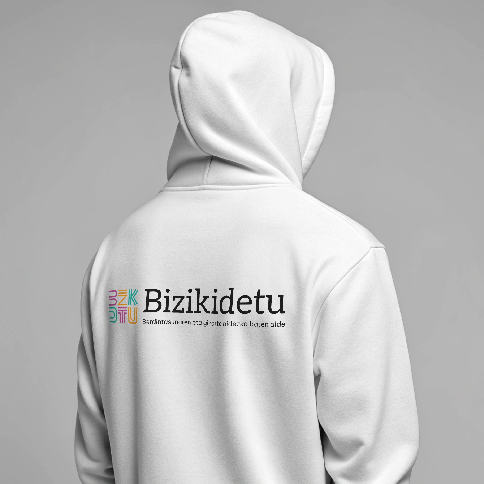 Sudadera Bizikidetu blanca